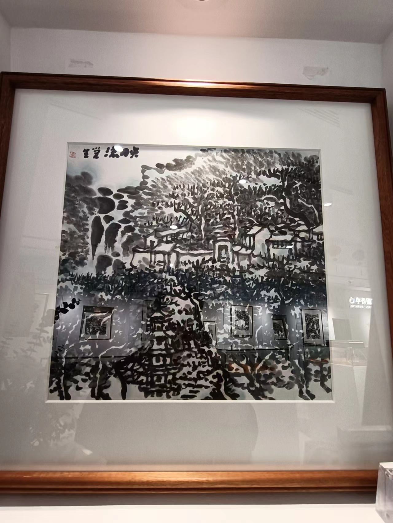 著名画家寿觉生教授山水画作品 2022年5月29日至6月14日在宁波机场