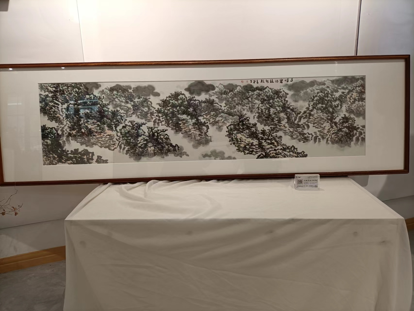 著名画家寿觉生教授山水画作品 2022年5月29日至6月14日在宁波机场