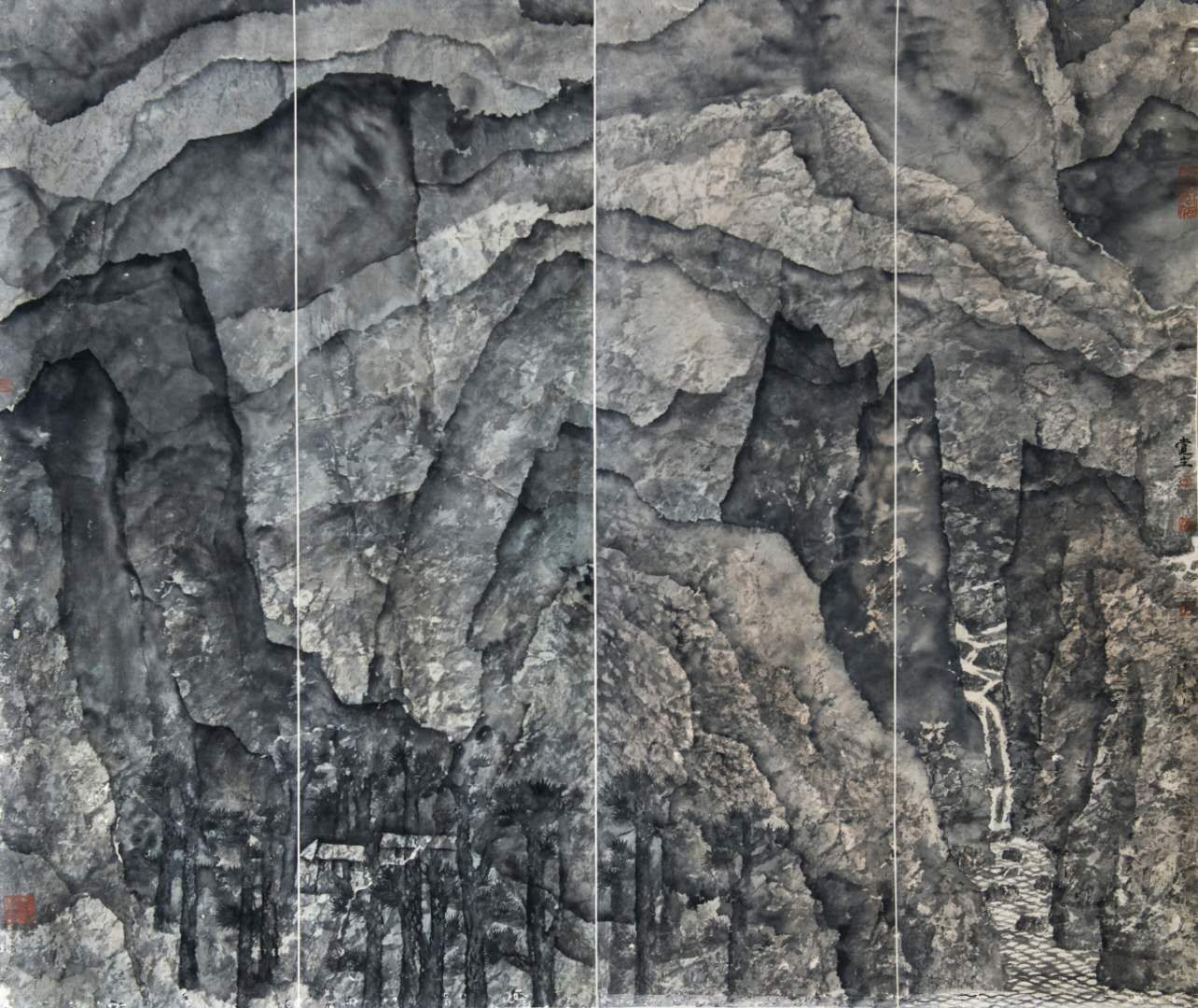 寿觉生作品--山水